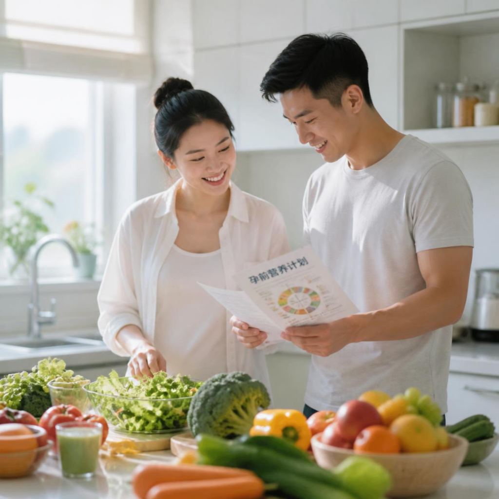 a young couples prepare for a healthy pregnancy
